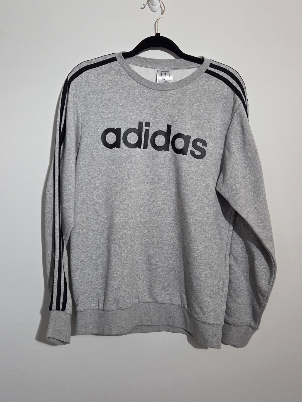 Adidas Gray Crewneck Sweatshirt